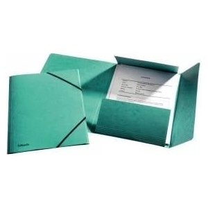 Esselte Briefcase with elastic band A4 pretzel green (10K017D)