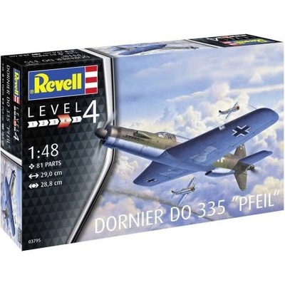 REVELL Plastic ModelKit letadlo 03795 Do335 Pfeil 1:48