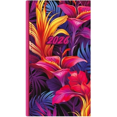 KALENDART Joy 2026 J035 Lilom седмичен календар с вертикален джоб 26T035J-214 (26T035J-214)