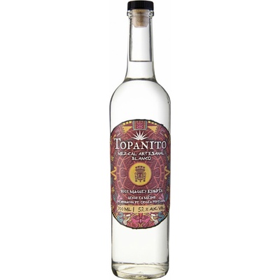 Topanito Mezcal Artesanal 100% Espadín 52% 0,7 l (čistá fľaša)