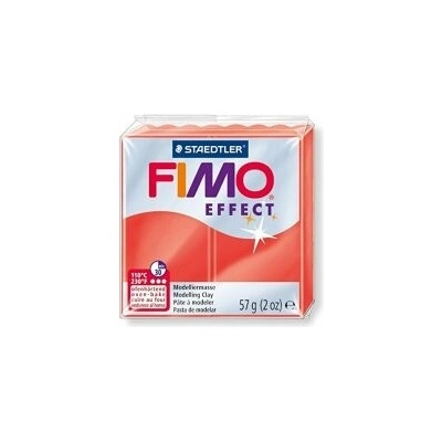 Fimo Soft/Effect 57g EFFECT translucent red 204