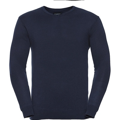 Russel V-Neck sveter pletený navy