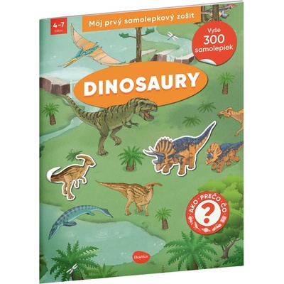Môj prvý samolepkový zošit dinosaury