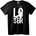 NOONEBRAND Тениска на губещ футболист - 2XL, Black