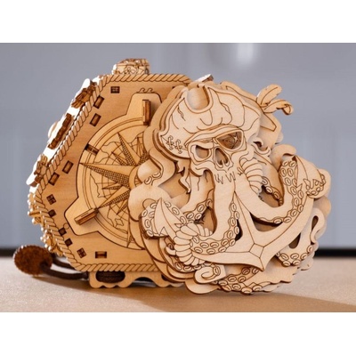 Dřevěný hlavolam Blackbeard's Compass