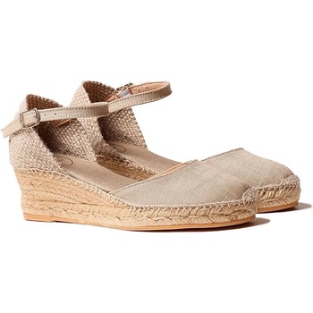 TONI PONS Romina Wedge Espadrilles - Beige (Stone)