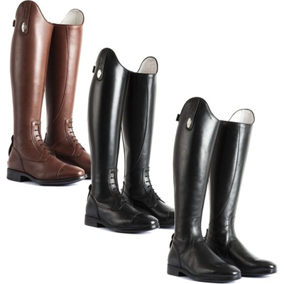 DeNiro Jezdecké boty Tricolore by AmabilePRO Quick šněrování hnědé