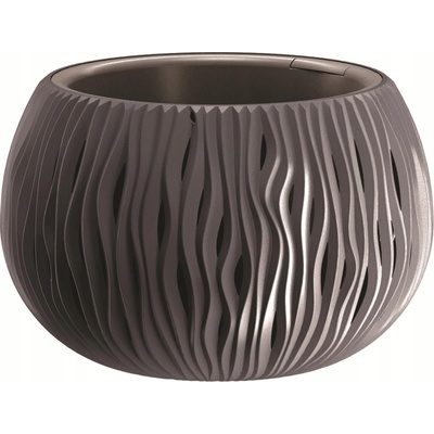 Prosperplast Kvetináč plast sivý 29 x 29 x 19,5 cm