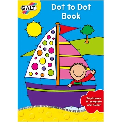 Galt Детска книжка за оцветяване Galt Dot to Dot Pad - Свържи точките. 2 част (A3071B)