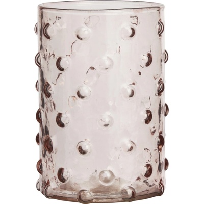 MADAM STOLTZ Pohár Dotted Light Peach 250 ml