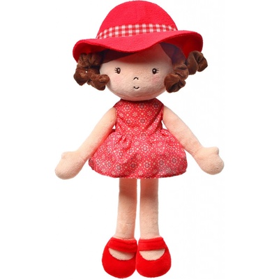 BabyOno Handrová Poppy Doll červená