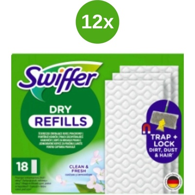 Swiffer Prachovky podlaha 12 x 18 ks