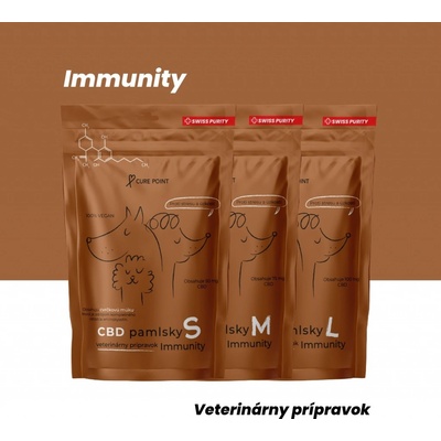 Curepoint CBD pamlsky Immunity S 100 g