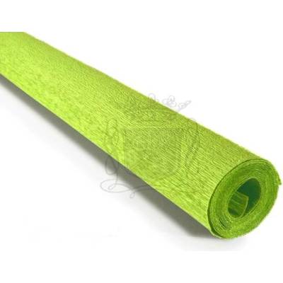 Italský krepový papír Cartotecnica Rossi 90g (50 x 150cm) - zelená 353