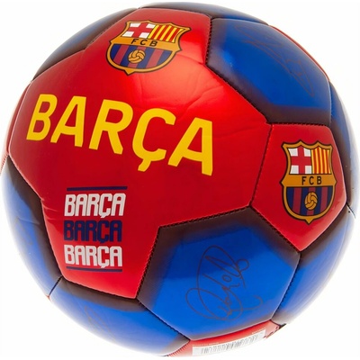 FC Barcelona Futbalová lopta červeno modrá veľ. 1