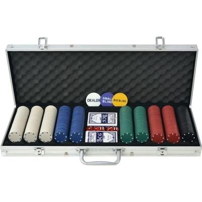 zahrada-XL Poker set s 500 žetony