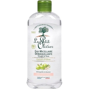 Le Petit Olivier čistící micelární voda s olivovým olejem 400 ml