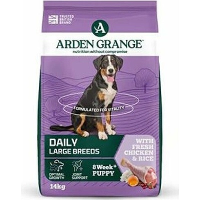 Arden Grange Dog Puppy & Junior Large with Chic & Rice 14 kg