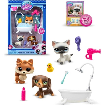 LITTLEST PET SHOP Koupelnový set 3 figureky Serie 3