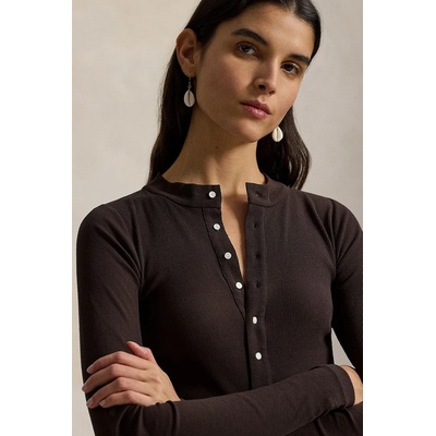 Ralph Lauren блуза с дълги ръкави дамска от памук (211A96262)
