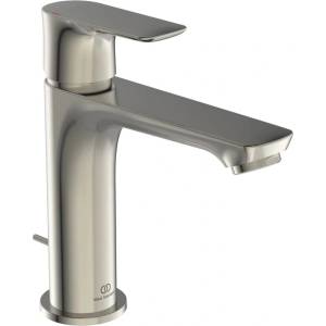 Ideal Standard Смесител за умивалник Grande Ideal Standard Connect Air сребрист Silver Storm с метален вентил (A7012GN)