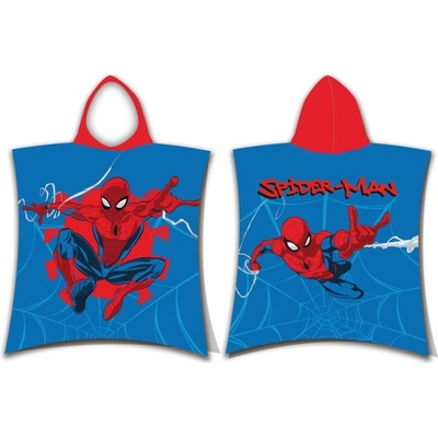 Jerry Fabrics pončo Spider man Webshot 50 x 115 cm
