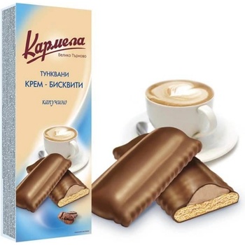 Image 1 of Karmela КРЕМ-БИСКВИТИ КАРМЕЛА КАПУЧИНО