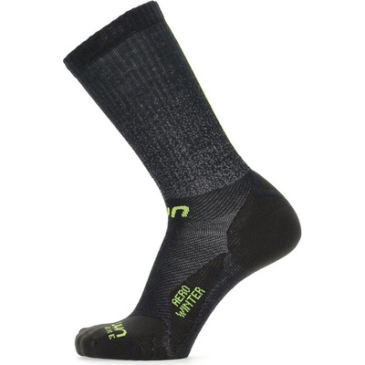 UYN ponožky AERO WINTER čierna/zelená