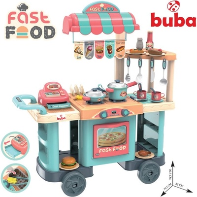 Buba - Ресторант на колела Kitchen trolley Синя