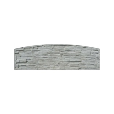 Betonový panel rovný jednostranný 200x25x4,5 cm - štípaný kámen - přírodní