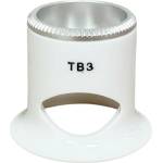 Bergeon Лупа Bergeon 2611-TB-3, бяла, бинокулярна, с вентилационен отвор, увеличение 3.3x