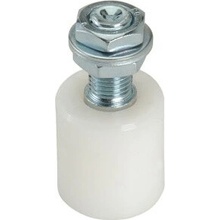 Kovoinox Vodicí kladka ø30, H-40mm, závit M12, nylonová, horní