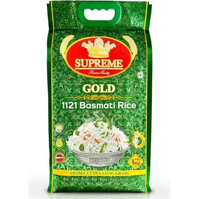 Zafran Supreme Gold Basmati rýže 5 kg