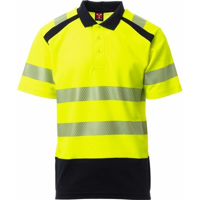Payper ROAD Reflexná polokošela žltá/tmavomodrá M