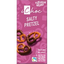 IChoc Čokoláda mliečna - Slaný praclík 80 g