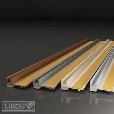 Likov PS-VHL 06 začišťovací okenní profil 6mm/2,4m - APU lišta hnědá