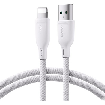JOYROOM Кабел Joyroom Multi-Color Series SA34-AL3, USB-A към Lightning, 3A, 1m, бял (6941237110534)