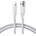 JOYROOM Кабел Joyroom Multi-Color Series SA34-AL3, USB-A към Lightning, 3A, 1m, бял (6941237110534)