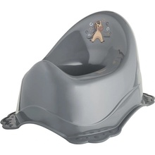 Maltex Nočník protiskluzový s hudbou Koník Minimal steel grey