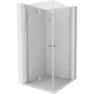 Mexen Mist-F Duo сгъваема душ кабина 105 x 105 см, прозрачна, хром - 8A6-105L-105P-01-00 (8A6-105L-105P-01-00)