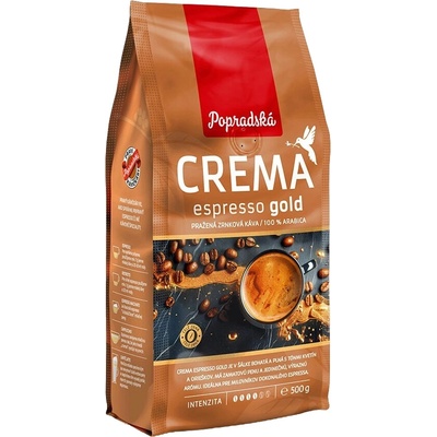 Popradská Crema espresso gold zrnková 500 g