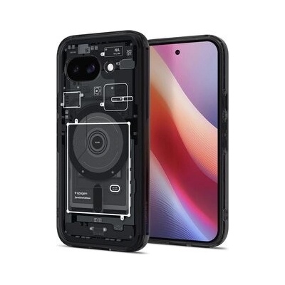 SPIGEN ULTRA HYBRID MAG MagSafe pro GOOGLE PIXEL 9A zero one black – Zboží Živě