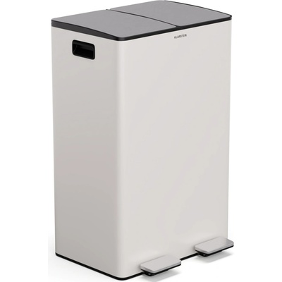 Klarstein EcoVista, odpadkový kôš s kompostérom, 60 l + 3 l/kôš + kompostér, Soft-Close KG28-60L-crem