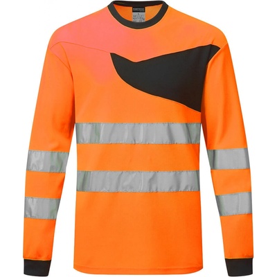 Portwest PW221 PW2 Hi-Vis Reflexné tričko oranžová/čierna M