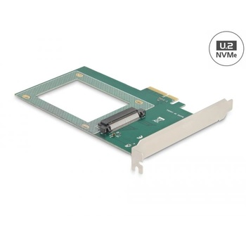Delock PCI Express x4-kártya - 1 x belső U. 2 NVMe SFF-8639 (90081) (del90081) (del90081)