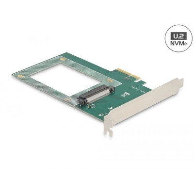 Delock PCI Express x4-kártya - 1 x belső U. 2 NVMe SFF-8639 (90081) (del90081) (del90081)