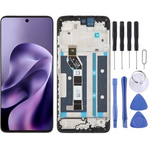 Motorola Оригинален LCD Дисплей и Тъч Скрийн с Рамка за Motorola Moto G17 Power