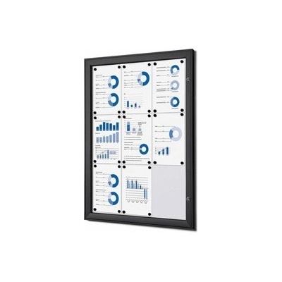 Jansen Display vnitřní vitrína 9 x A4