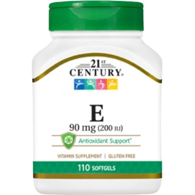 21st Century Vitamin E 90 mg / 200 IU [110 Гел капсули]