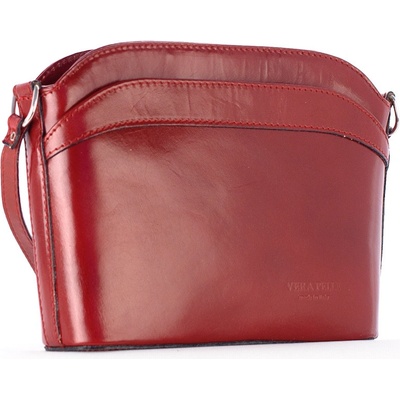 Kabelka Andy kožená vínová